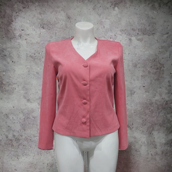 jamie Brooke Jackets & Blazers - Vintage Jamie Brooke Pink Blazer Women’s Size 12